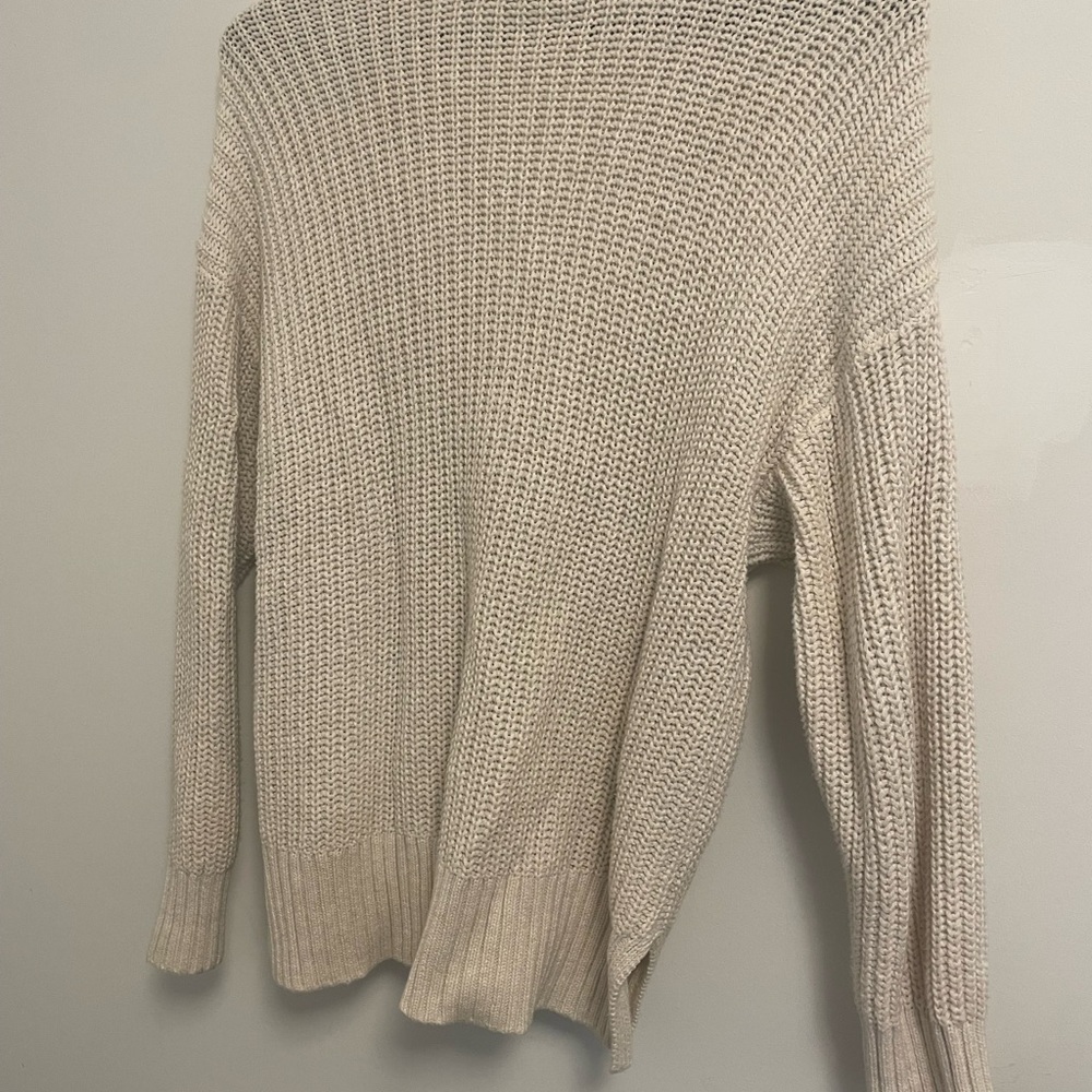 Aerie Cream Button-Up Cardigan - Picture 5 of 5